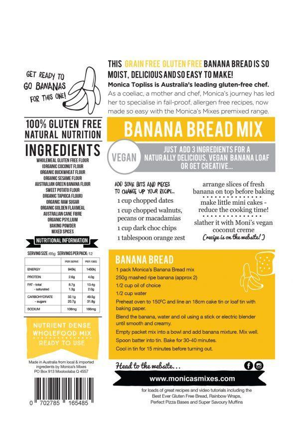 BANANA BREAD MIX - Vegan Supply