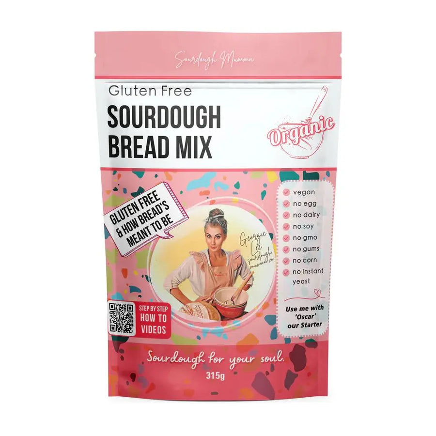 GLUTEN FREE ORGANIC SOURDOUGH BREAD MIX 315G Sourdough Mumma