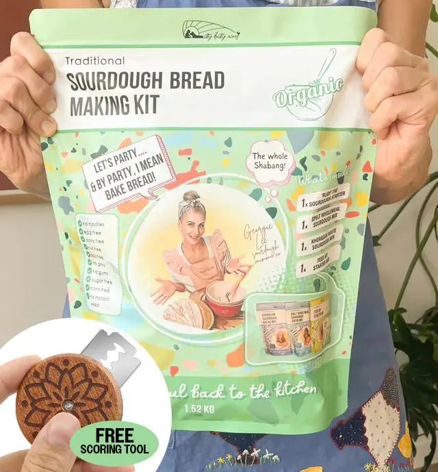 TRADITIONAL SOURDOUGH BREAD MAKING KIT 1.52KG Sourdough Mumma