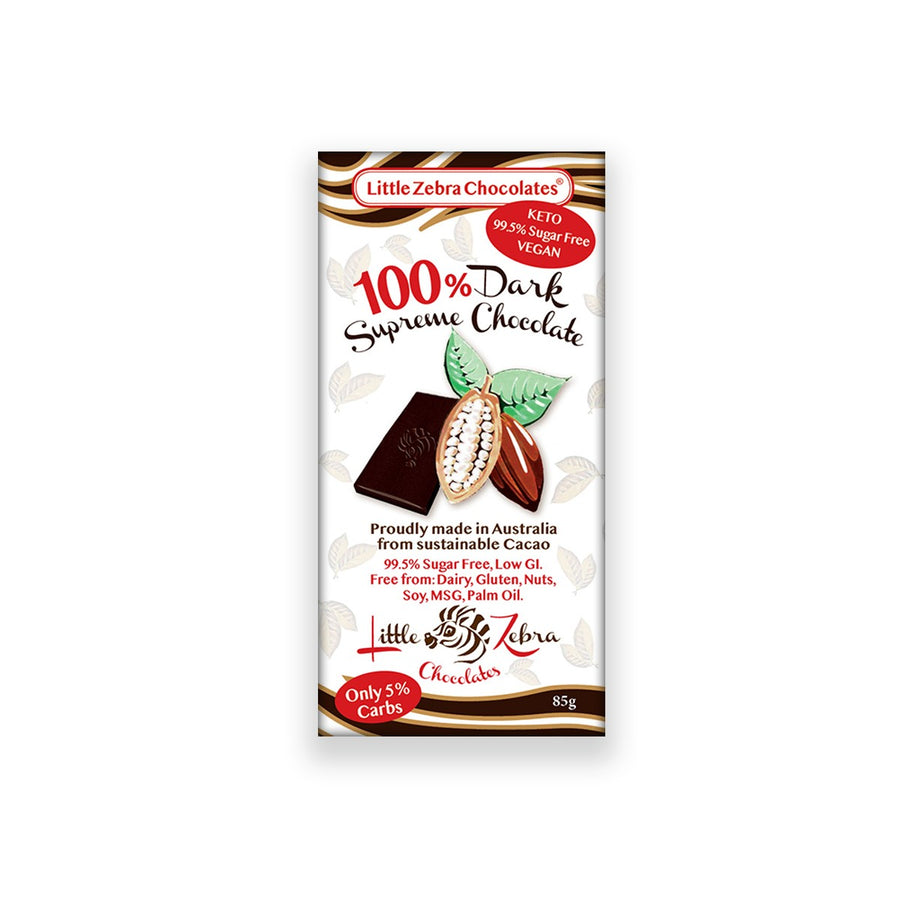100% Dark Supreme Chocolate - Vegan Supply