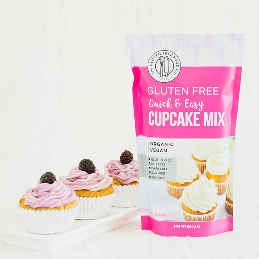 Quick & Easy Gluten Free Cupcake Mix 500g - Vegan Supply
