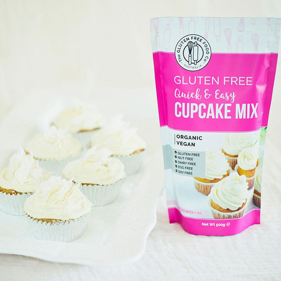 Quick & Easy Gluten Free Cupcake Mix 500g - Vegan Supply