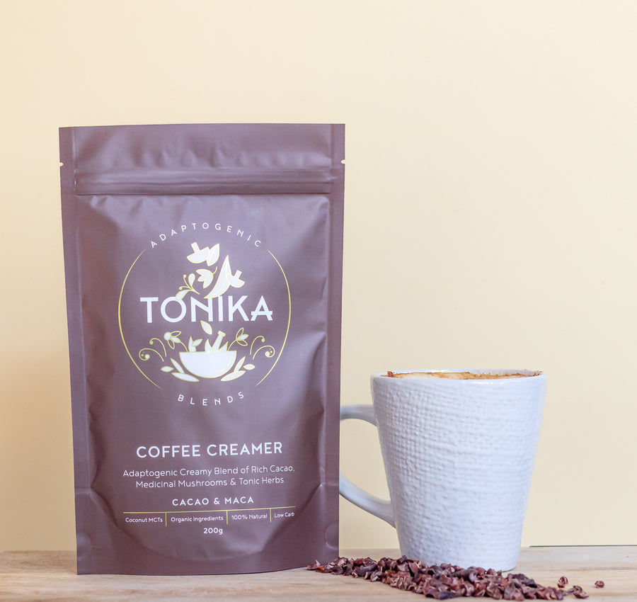 TONIKA: Adaptogenic Coffee Creamer 200g - Vegan Supply